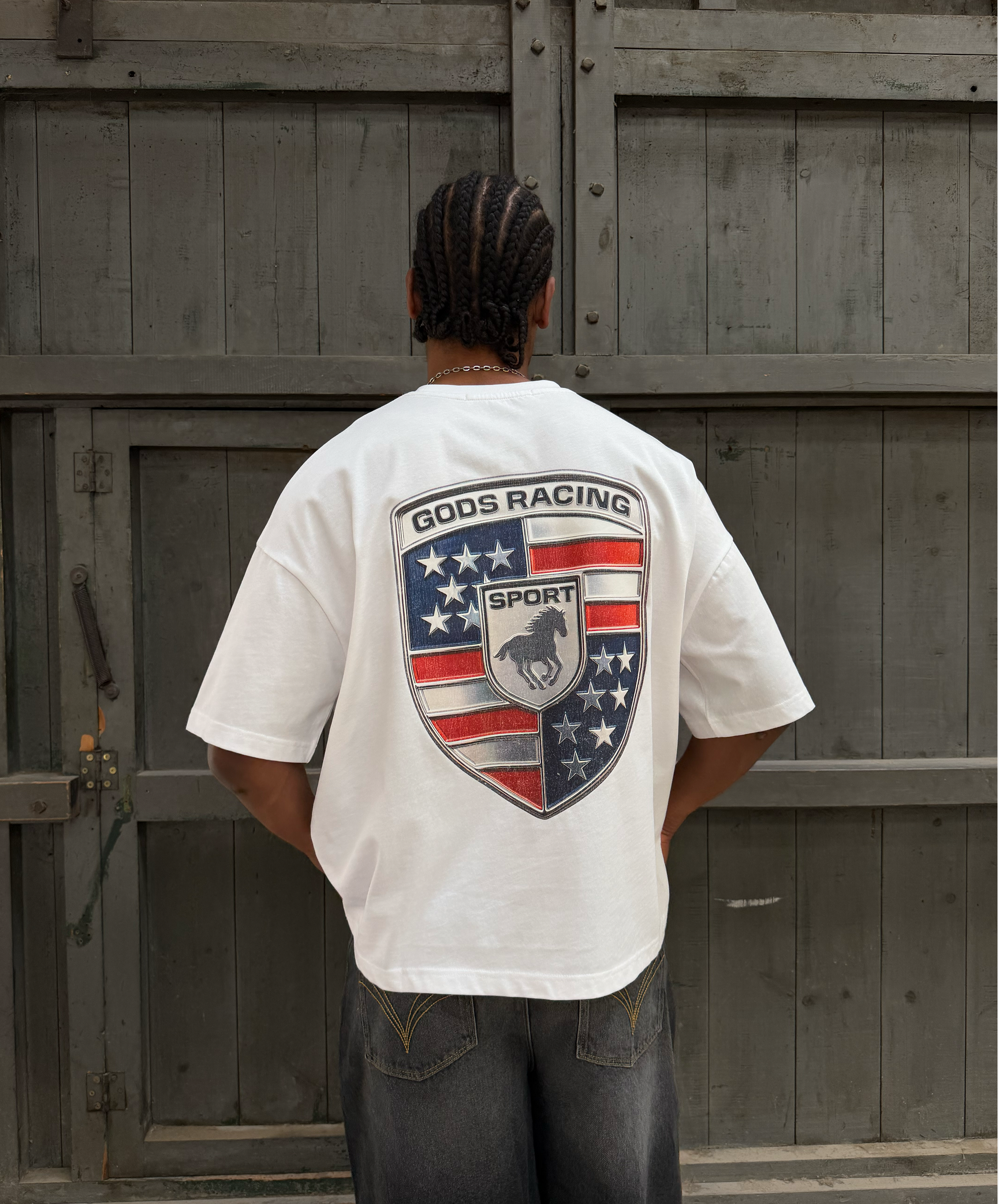 Racing Tee White
