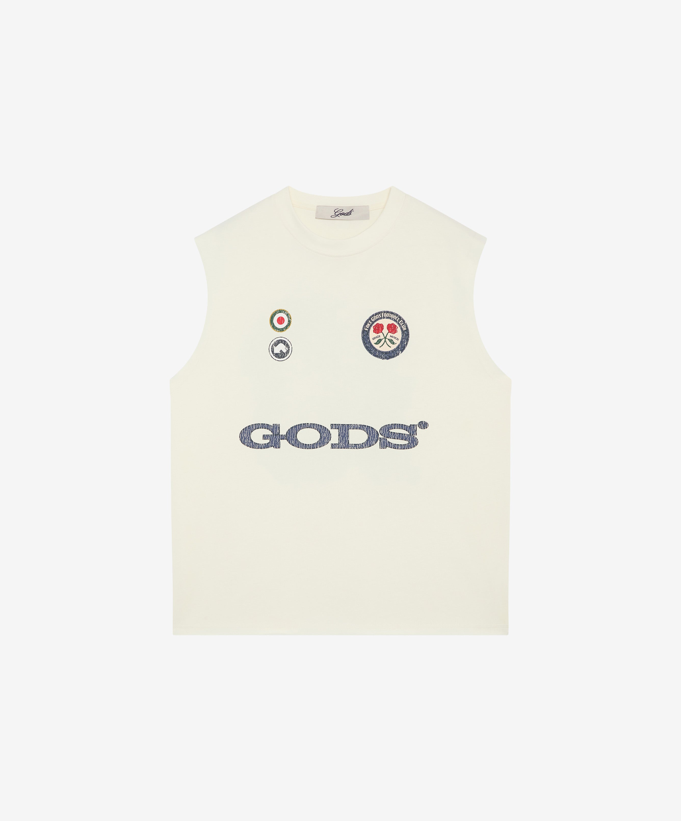 Gods FC Sleeveless Cream