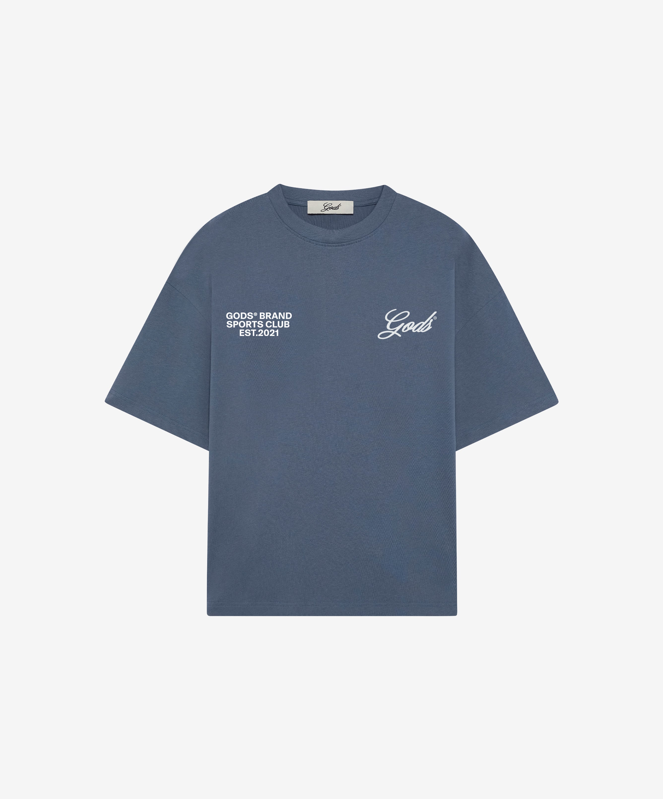 Gods® Brand Sports Club Tee Dark Gray