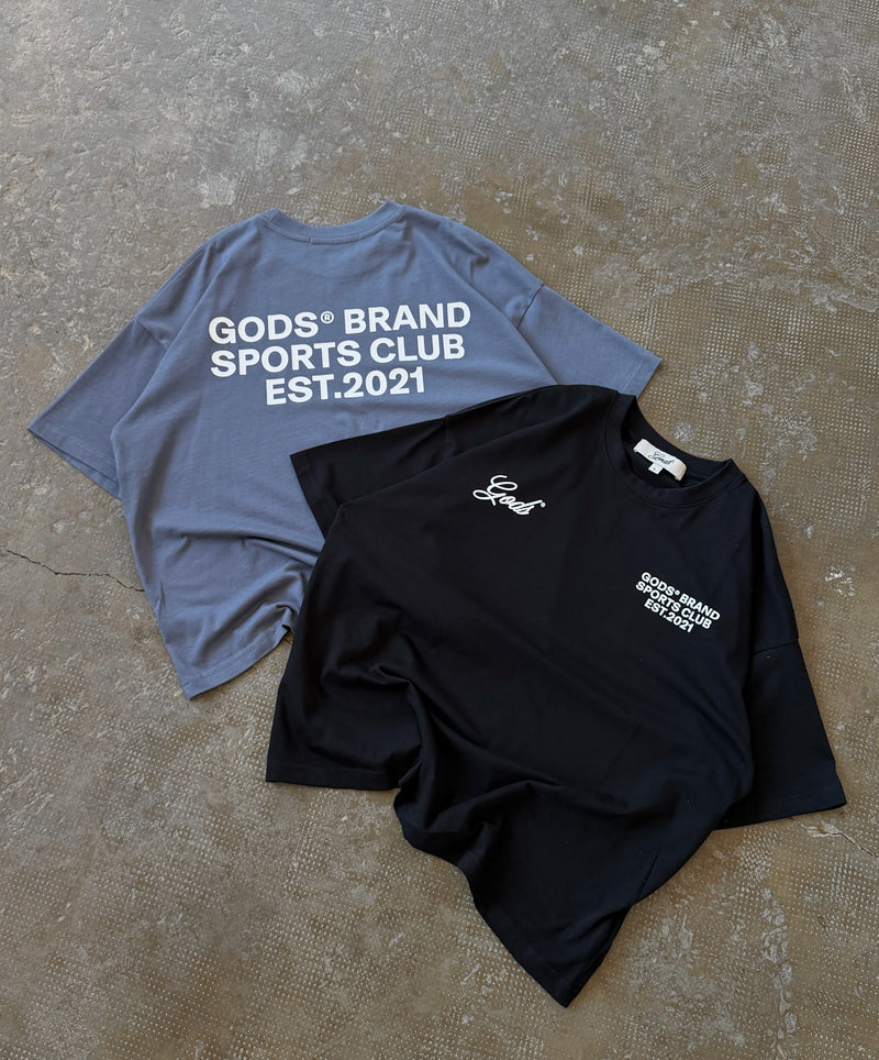 Gods Sports Club Tee Dark Grey
