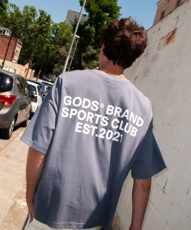 Gods Sports Club Tee Dark Grey