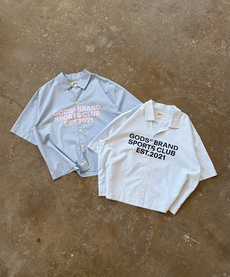 Gods® Brand Sports Club Shirt Light Blue