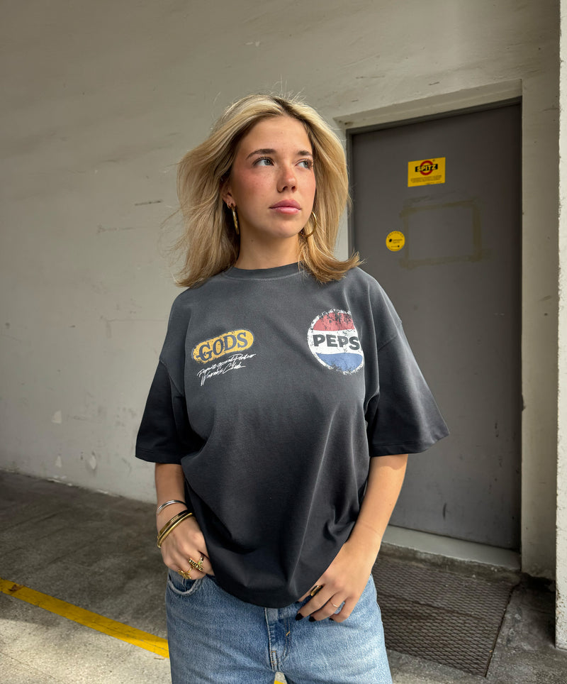 Classic Boxy Tee Dark Grey