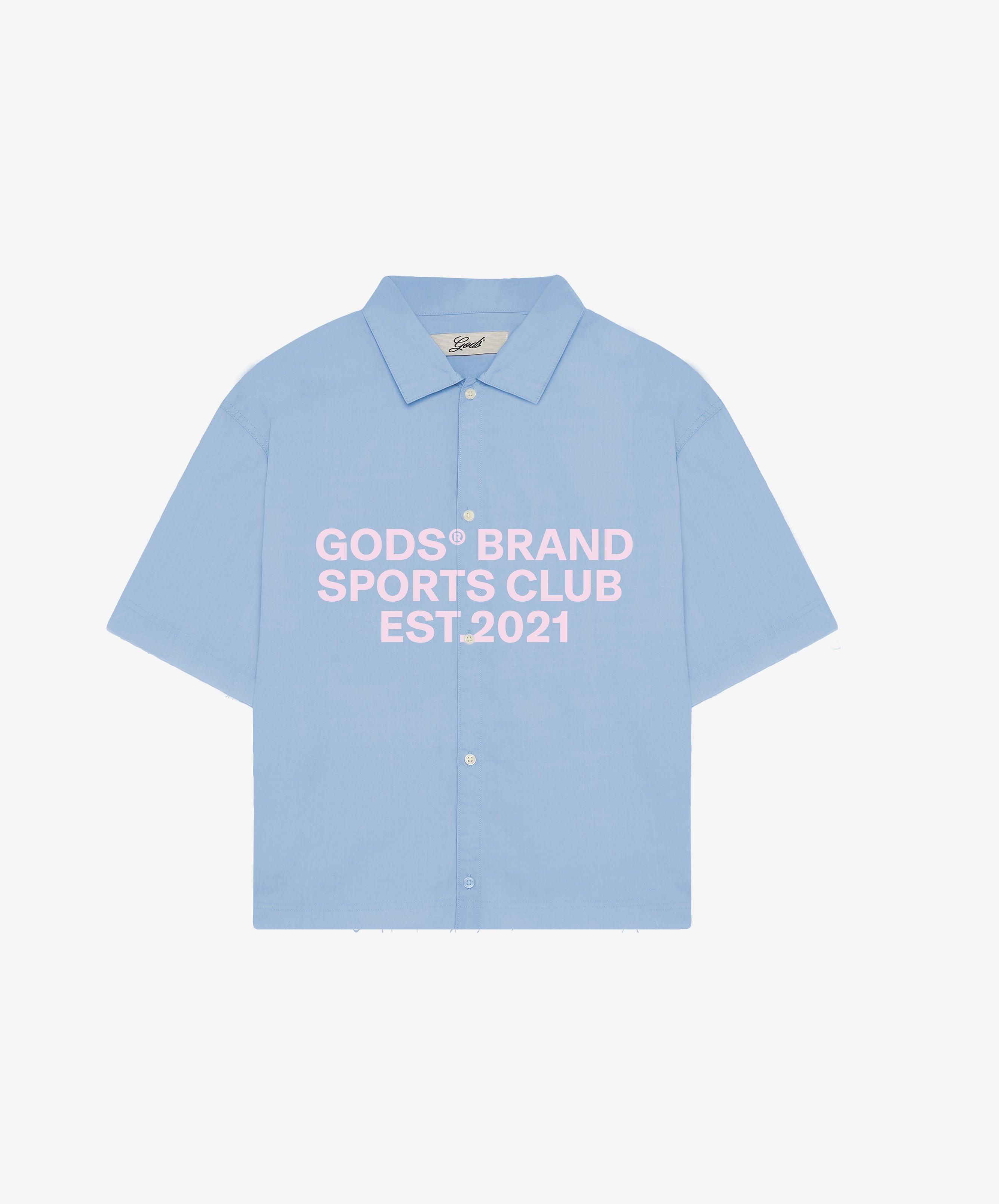 Gods® Brand Sports Club Shirt Light Blue