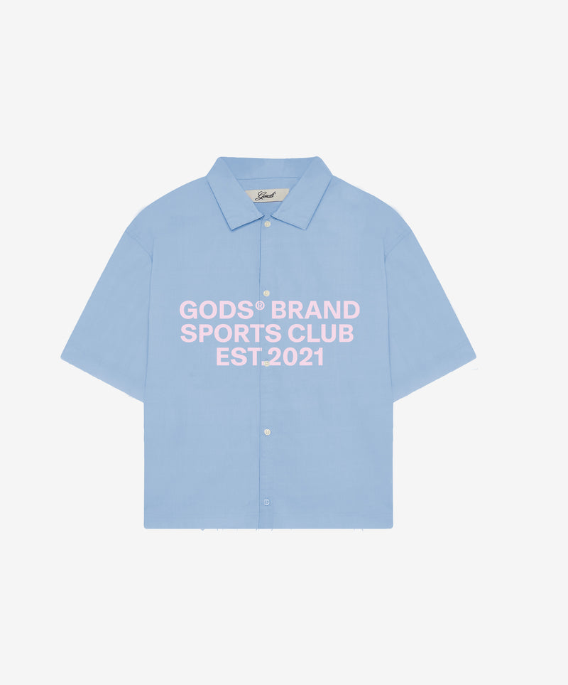 Gods® Brand Sports Club Shirt Light Blue
