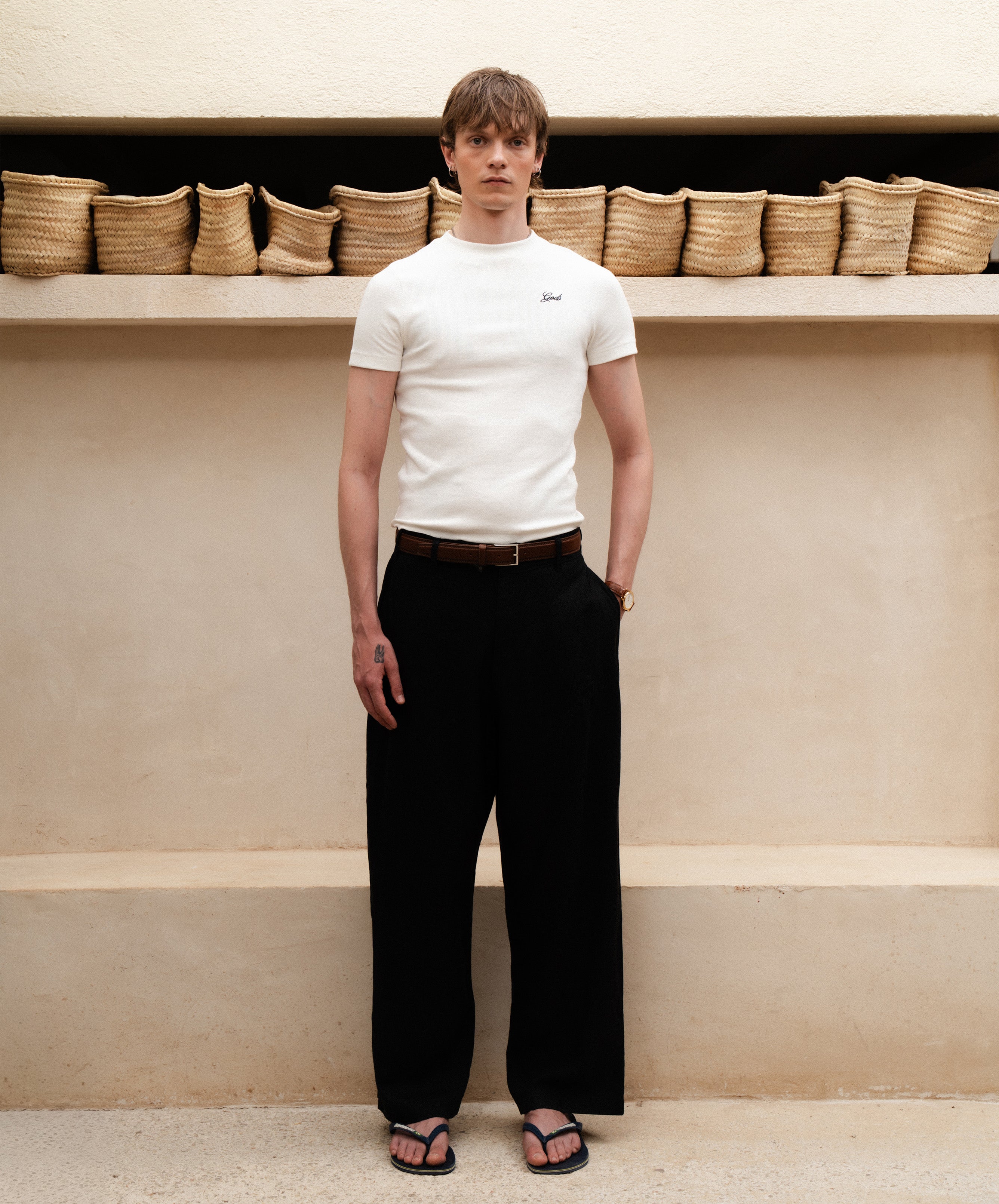 Gods Slim Fit Tee White