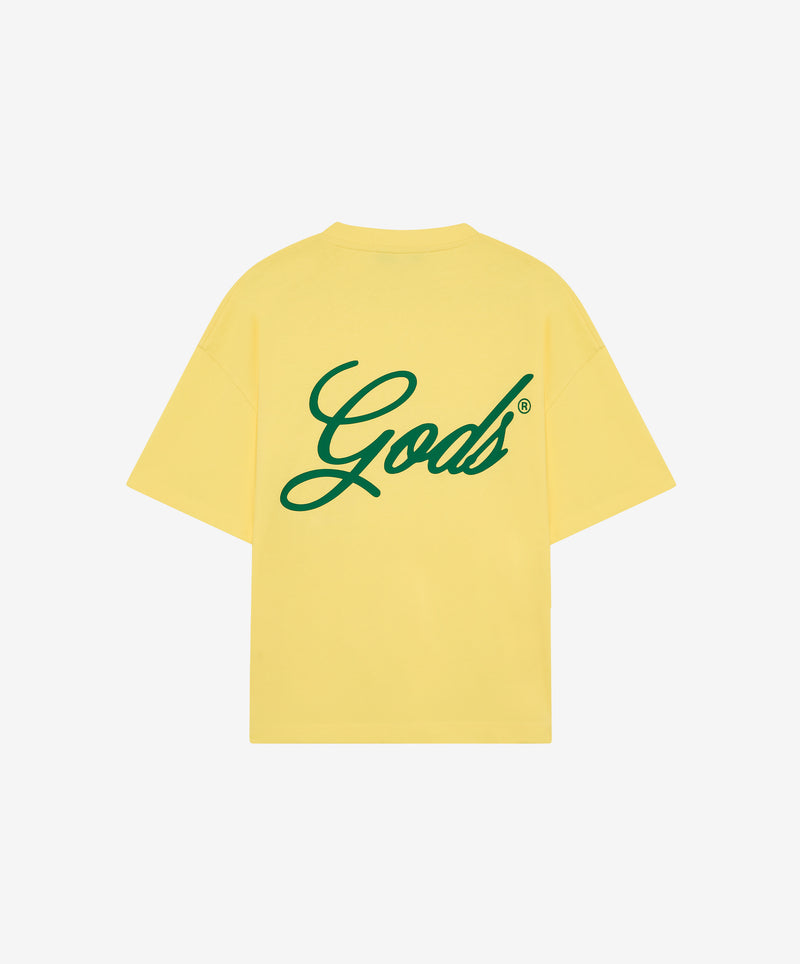 Script Tee Yellow