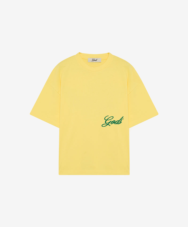 Script Tee Yellow