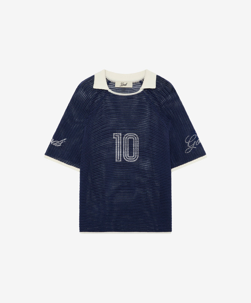 Mundial Knitted Tee Navy
