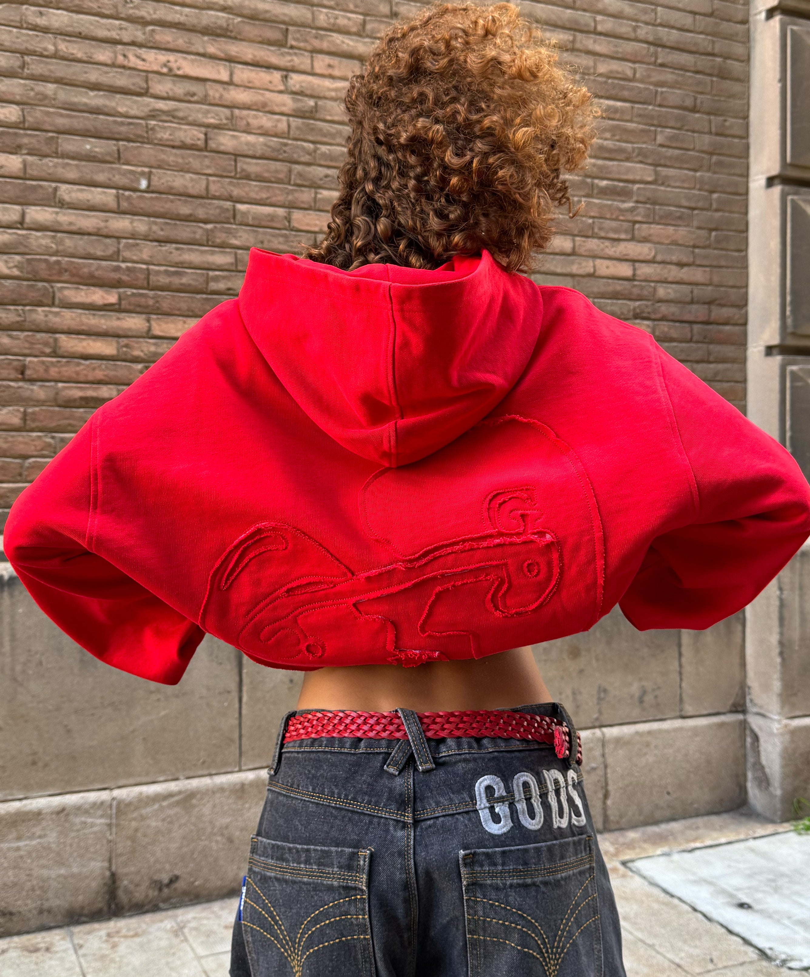 I Love You Zipper Red