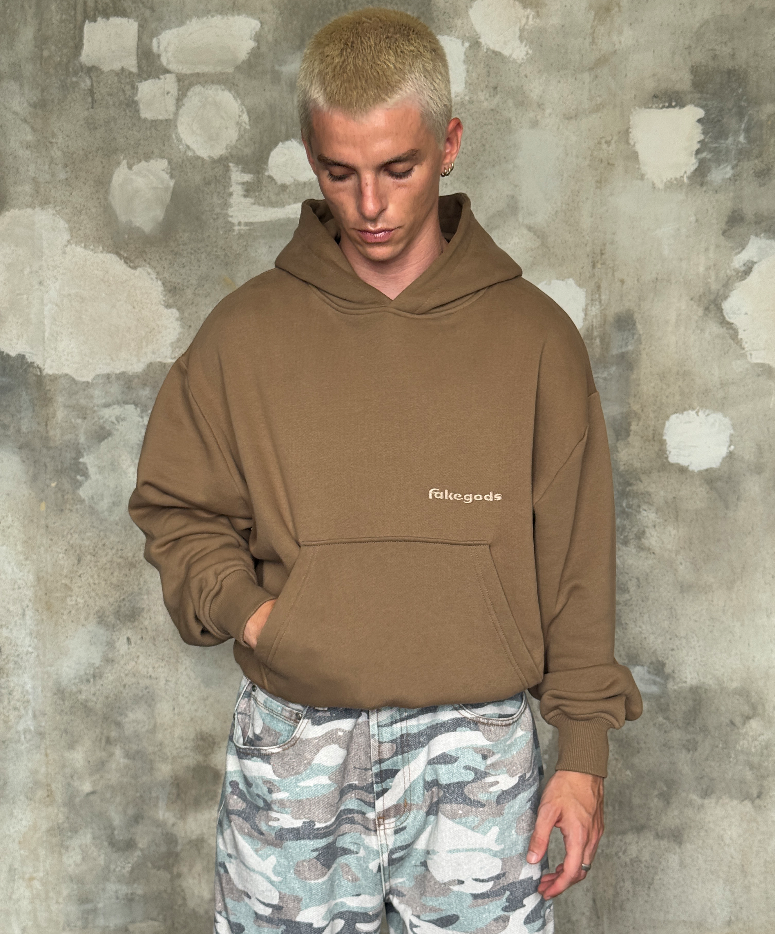 Fg School Usa Hoodie Brown