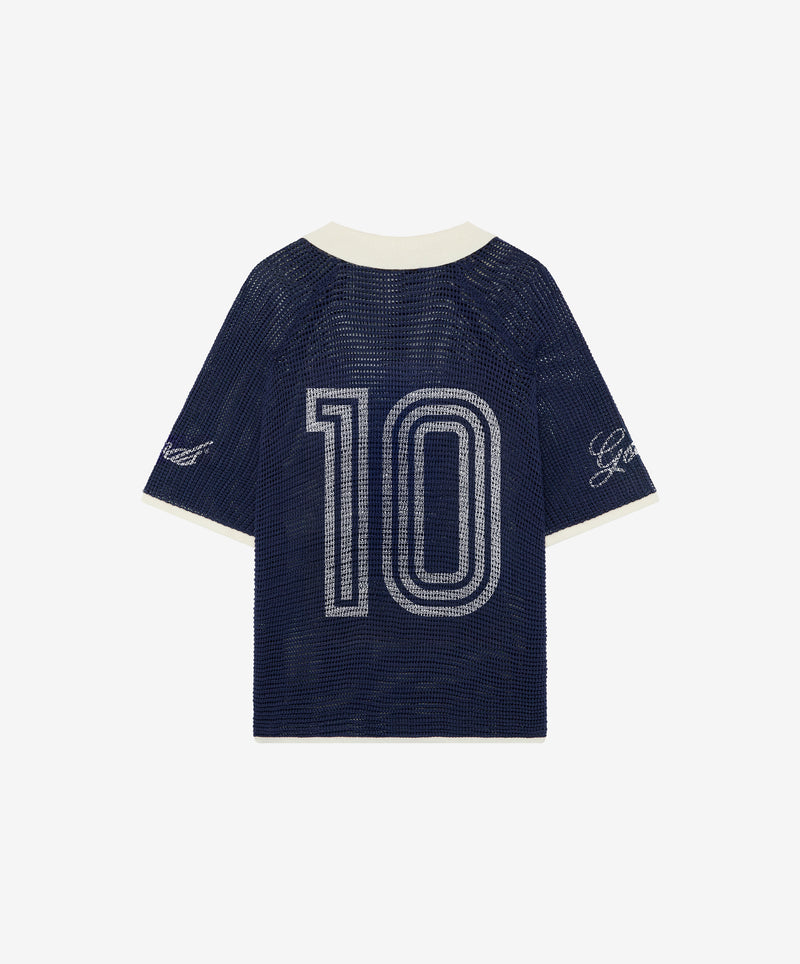 Mundial Knitted Tee Navy