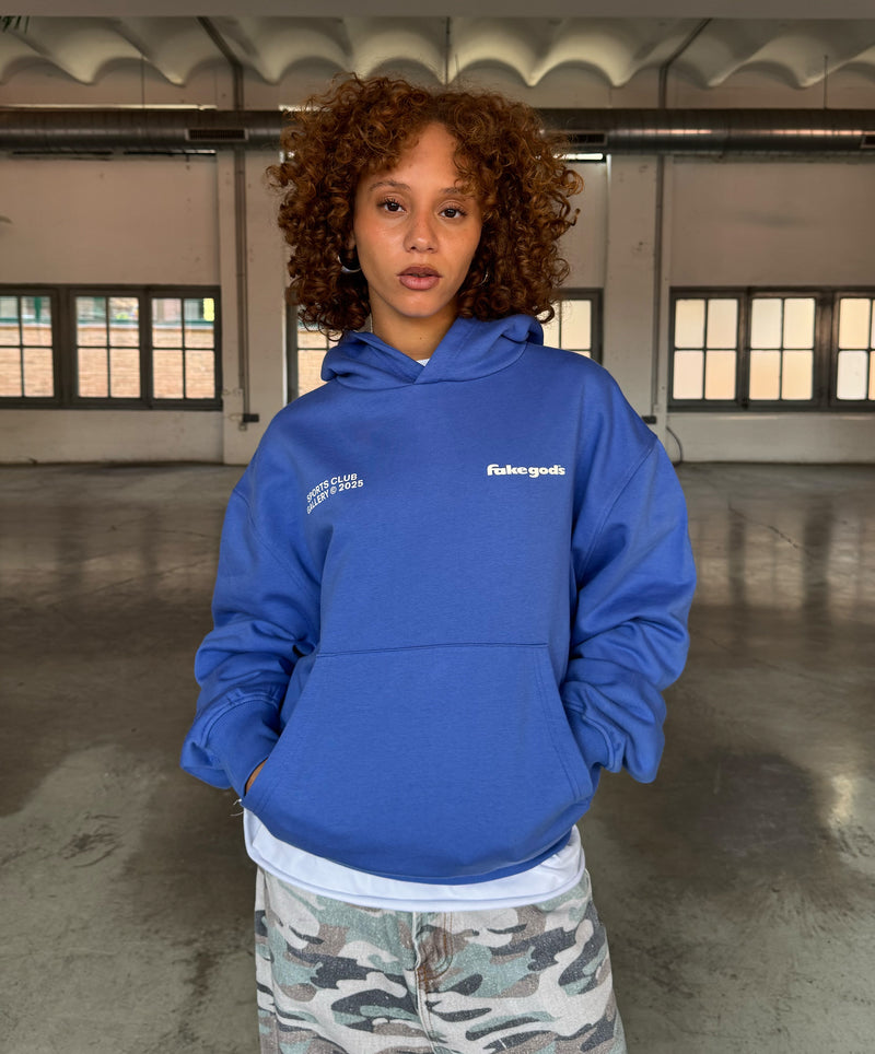 Sports Club Hoodie Blue