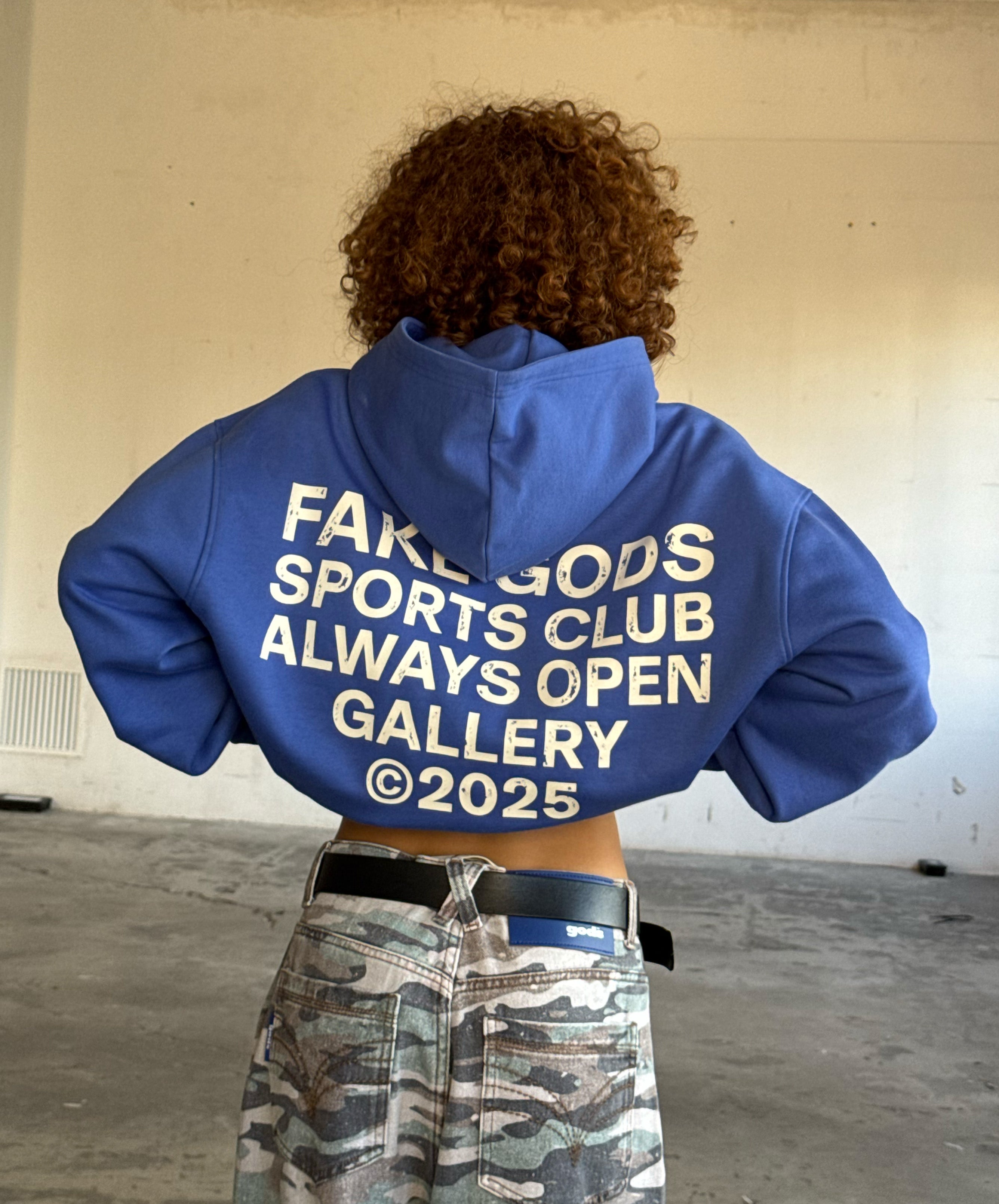 Sports Club Hoodie Blue