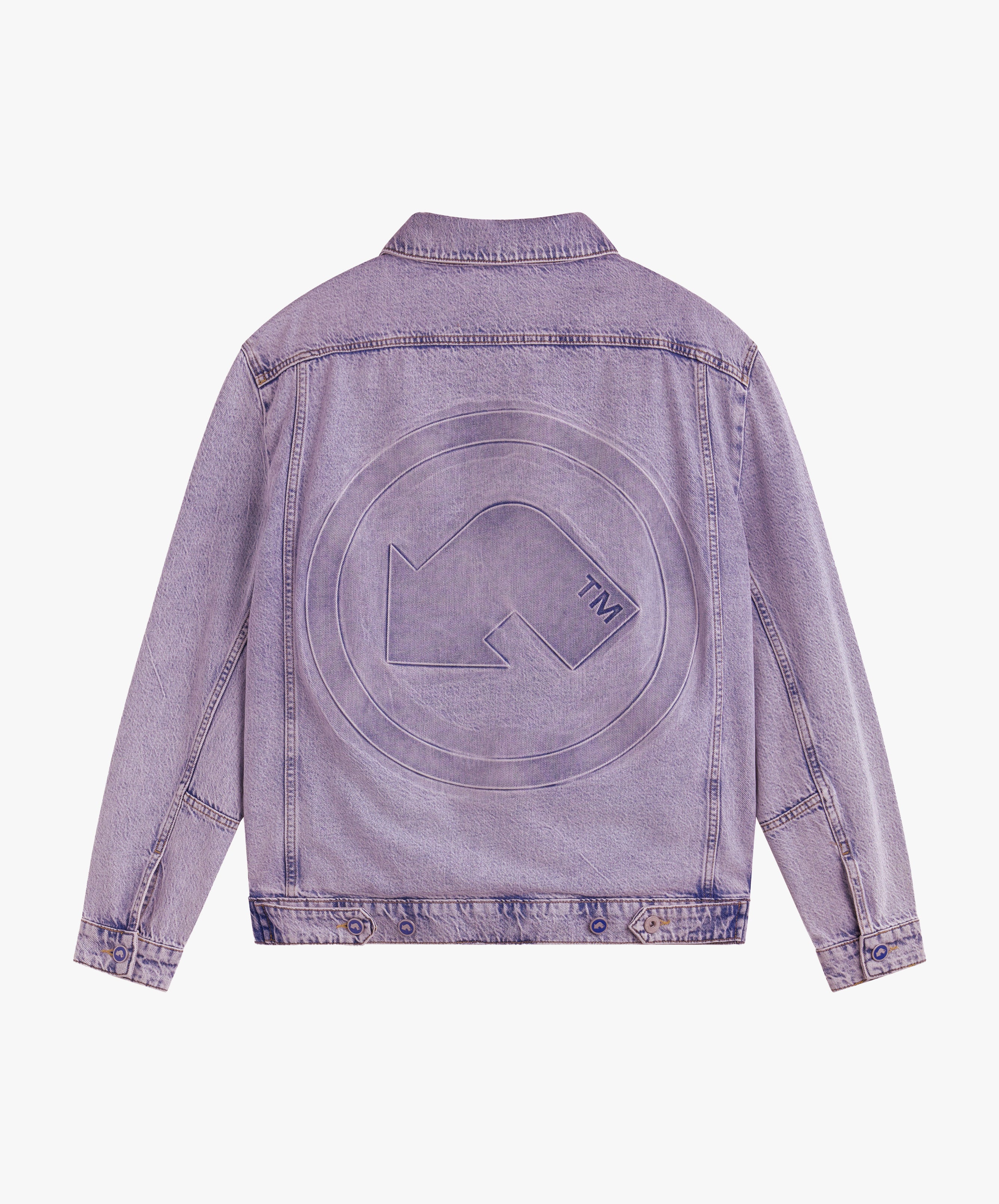 Tm Overdyed Denim Jacket Pink Gummy
