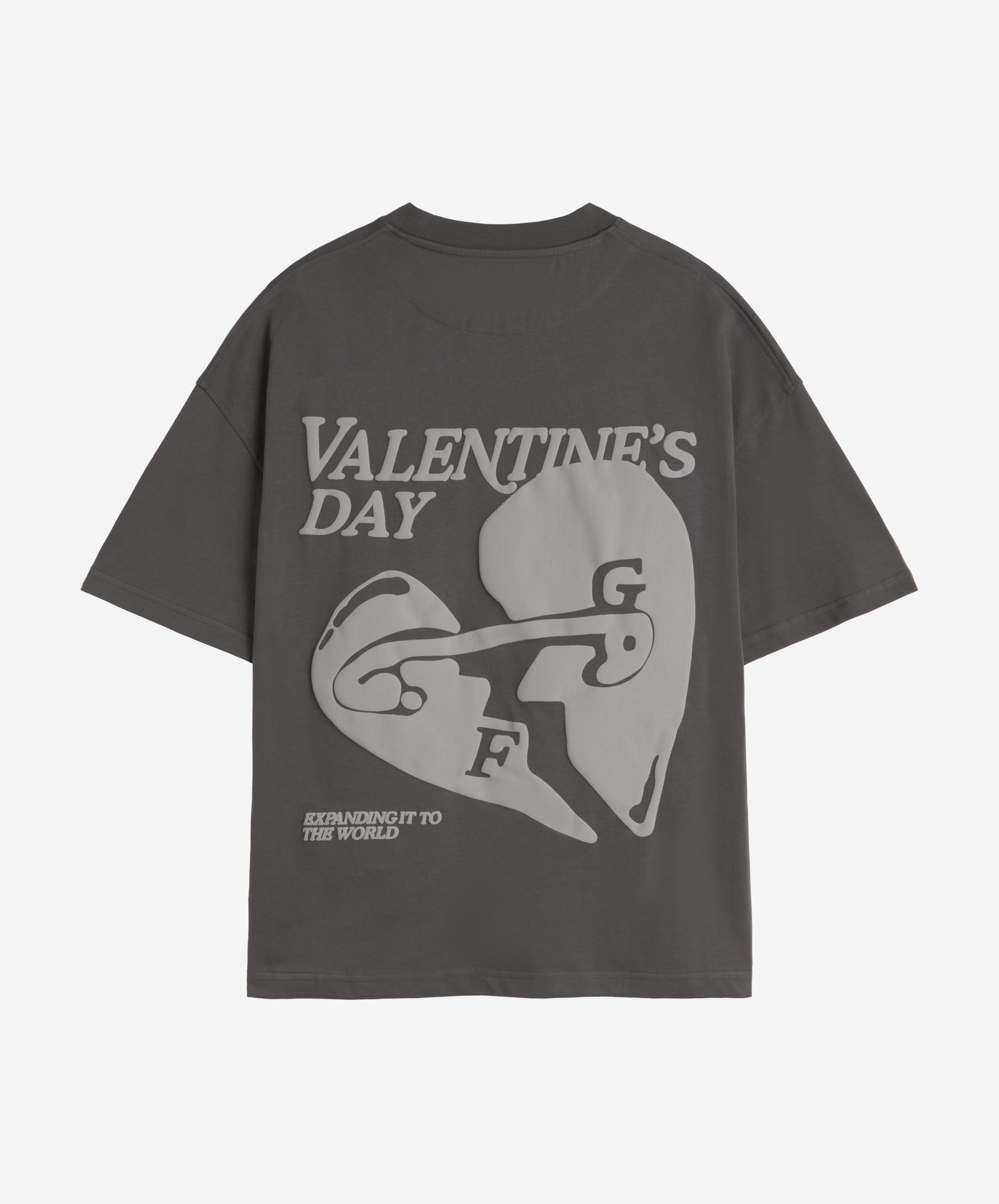 Valentine'S Tee Grey