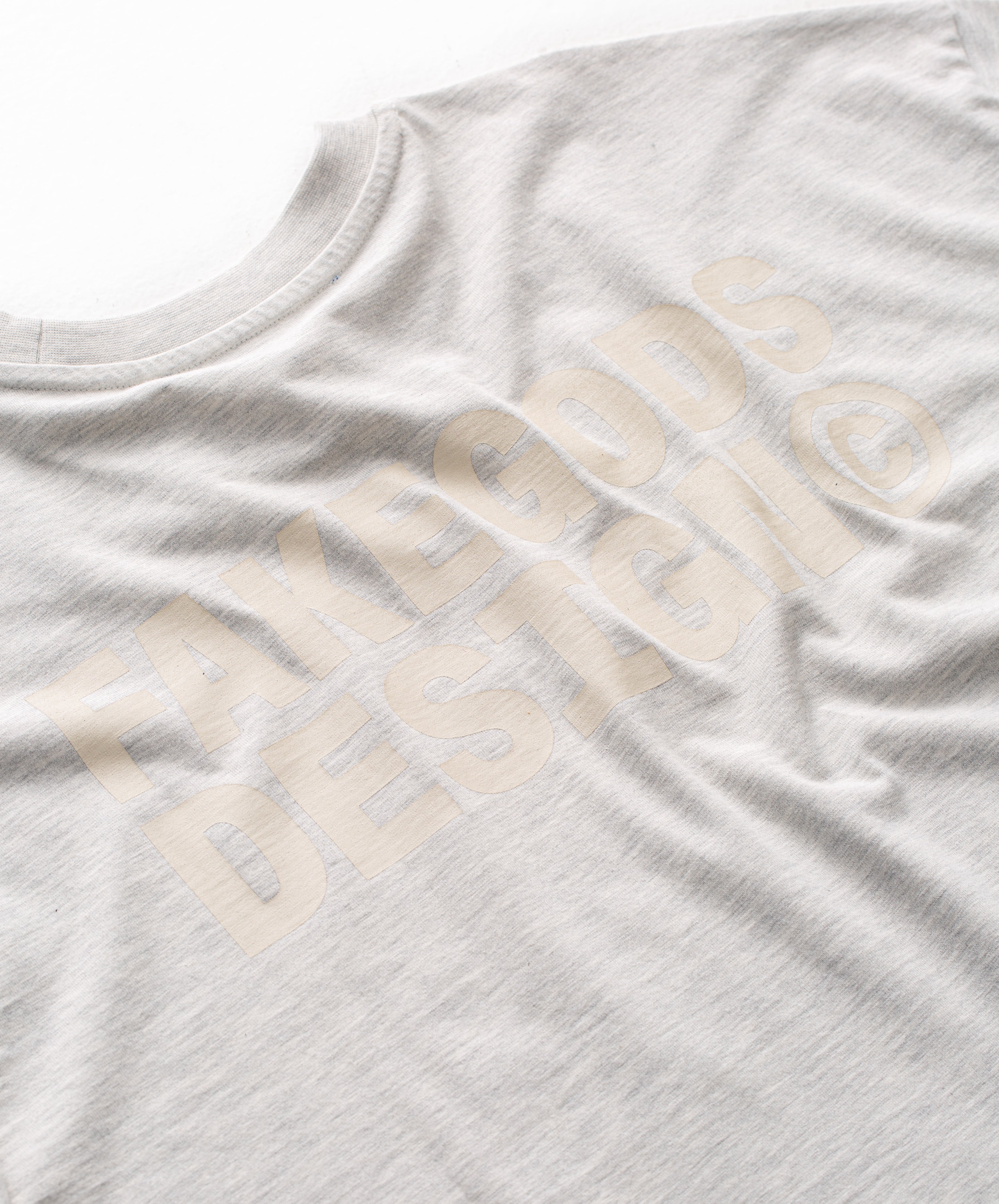 Fg Design Tee Grey Melange
