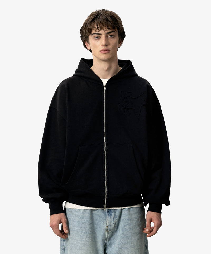Star Zipper Black