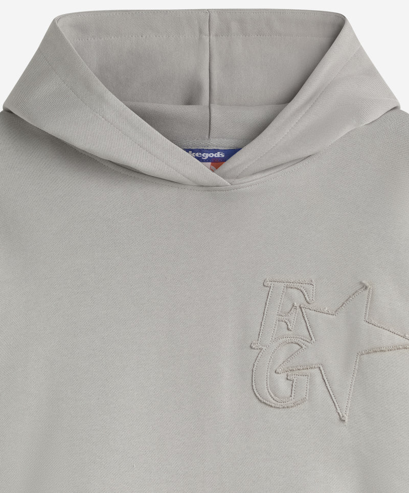 Star Hoodie Mid Grey