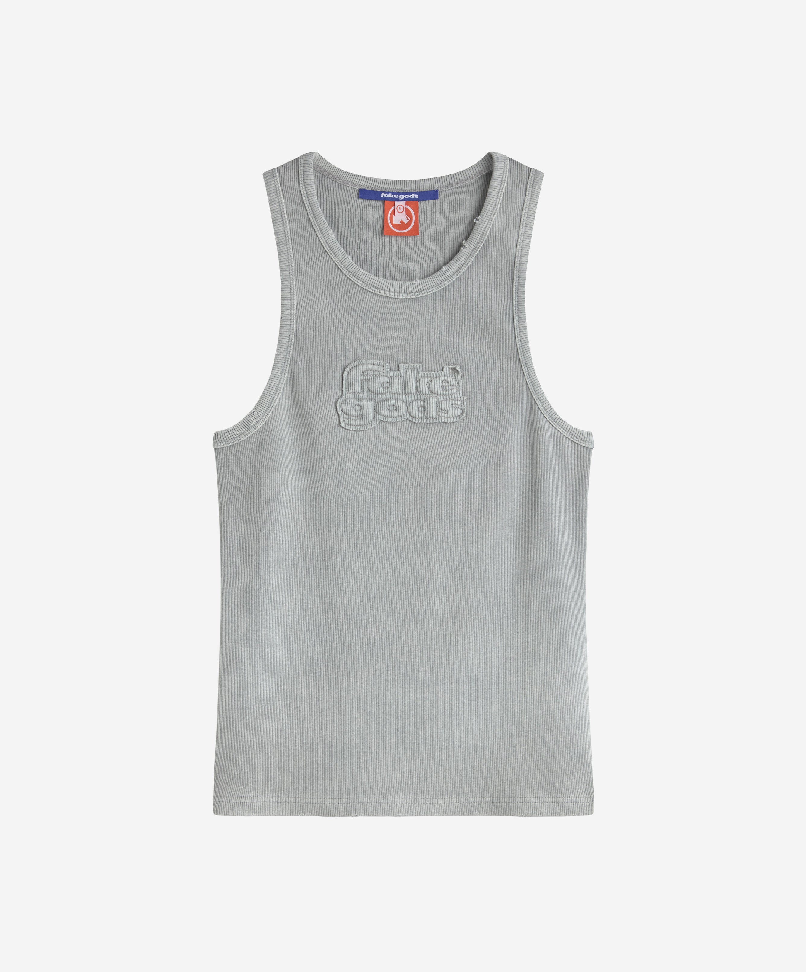 Fakegods Washed Tank Light Grey