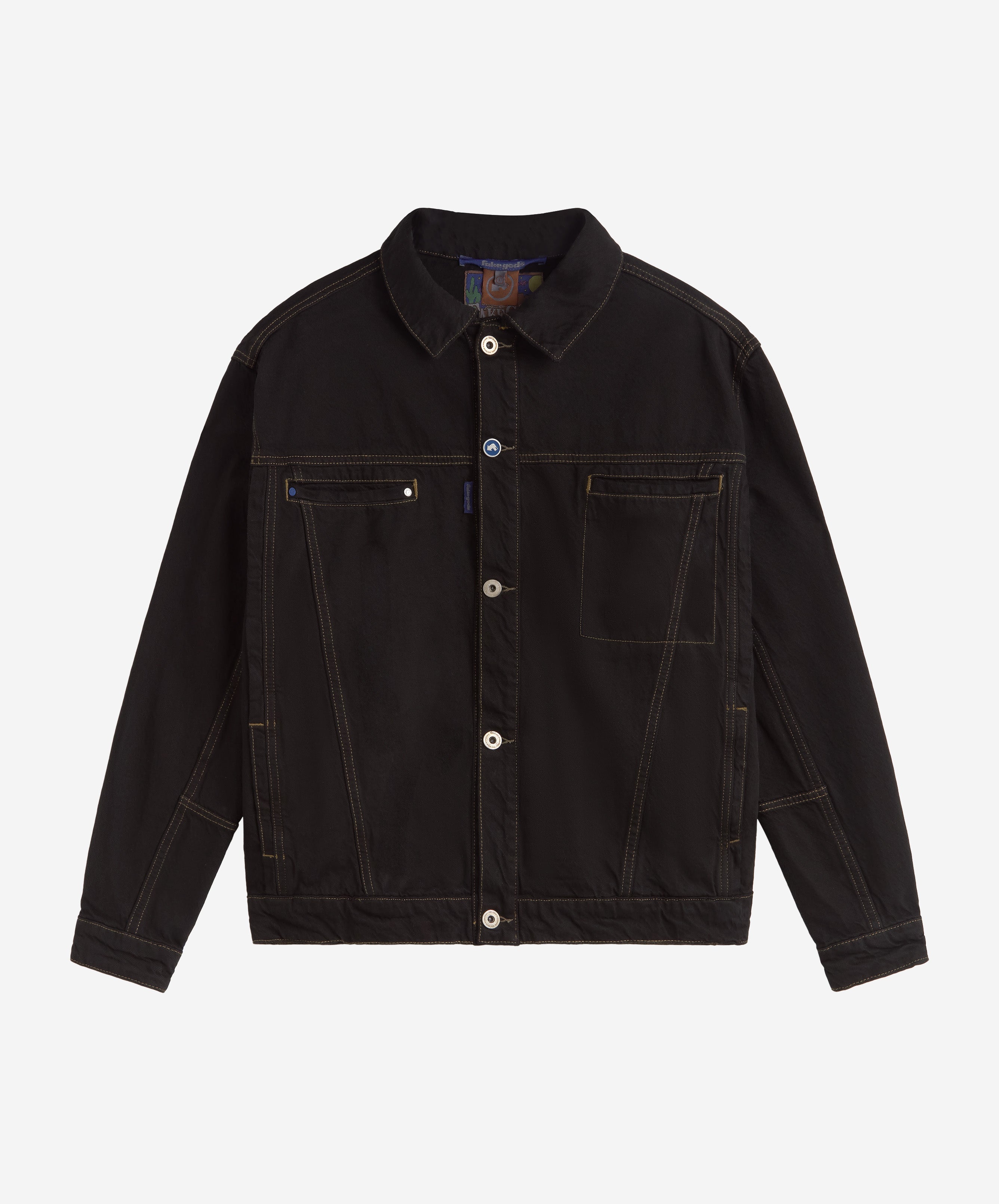 Tm Overdyed Denim Jacket Black