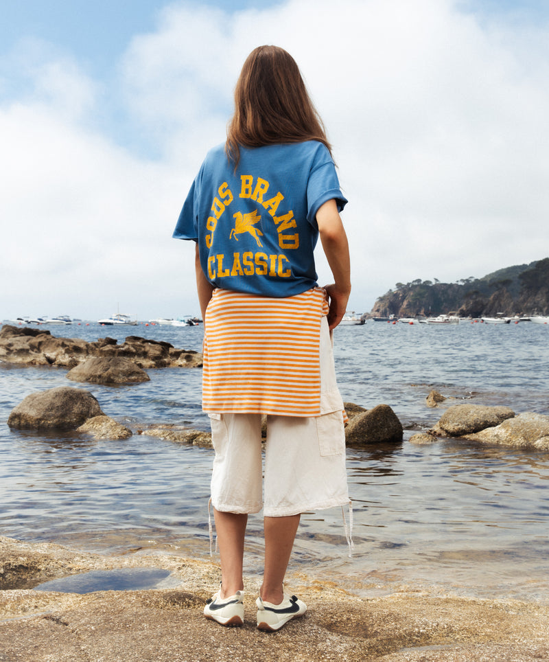 Classic Pegaso Tee Blue