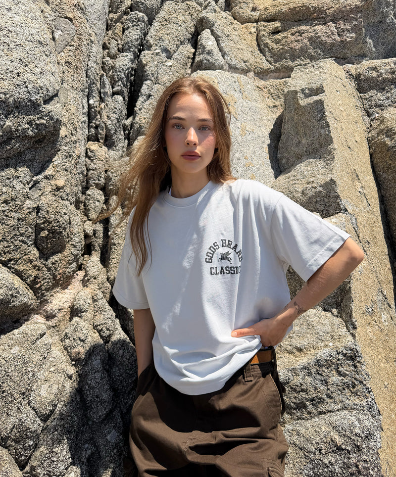 Classic Pegaso Tee White