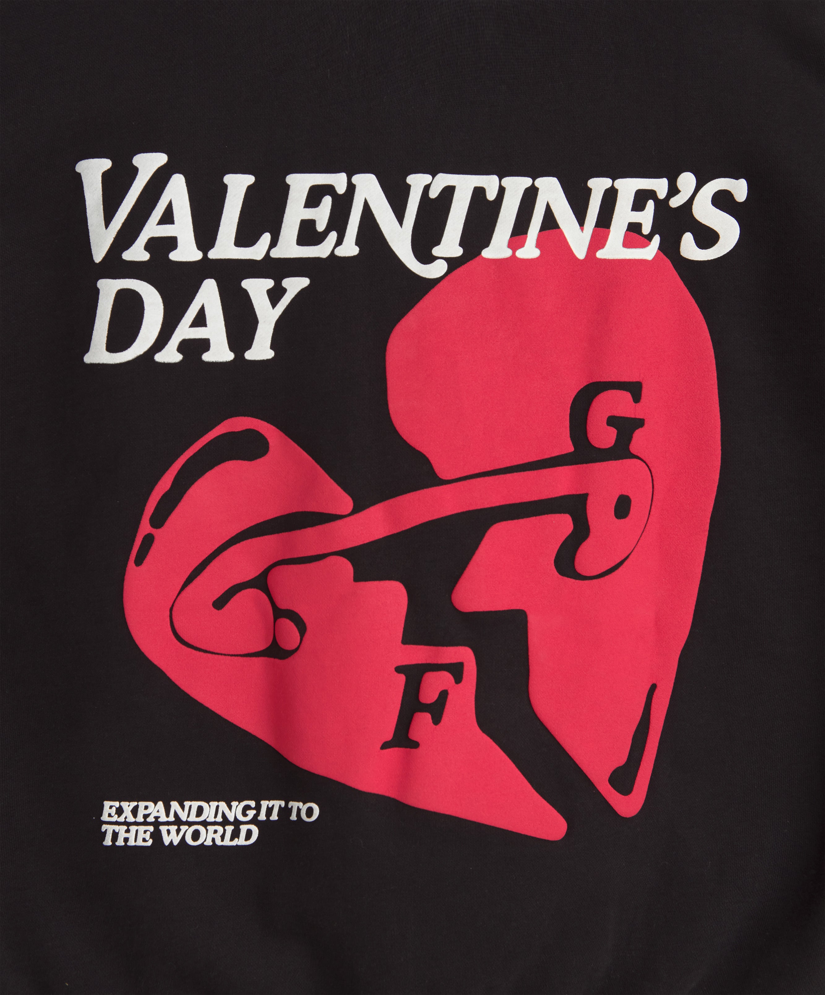 Valentine'S Hoodie Black