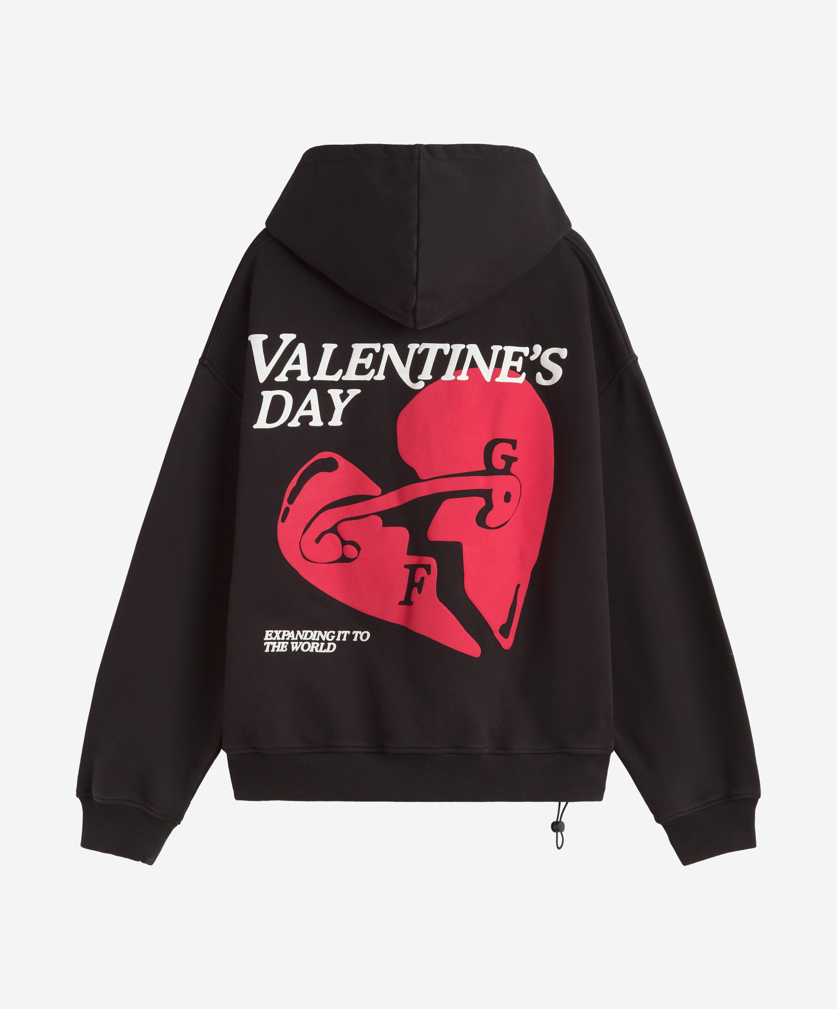 Valentine'S Hoodie Black
