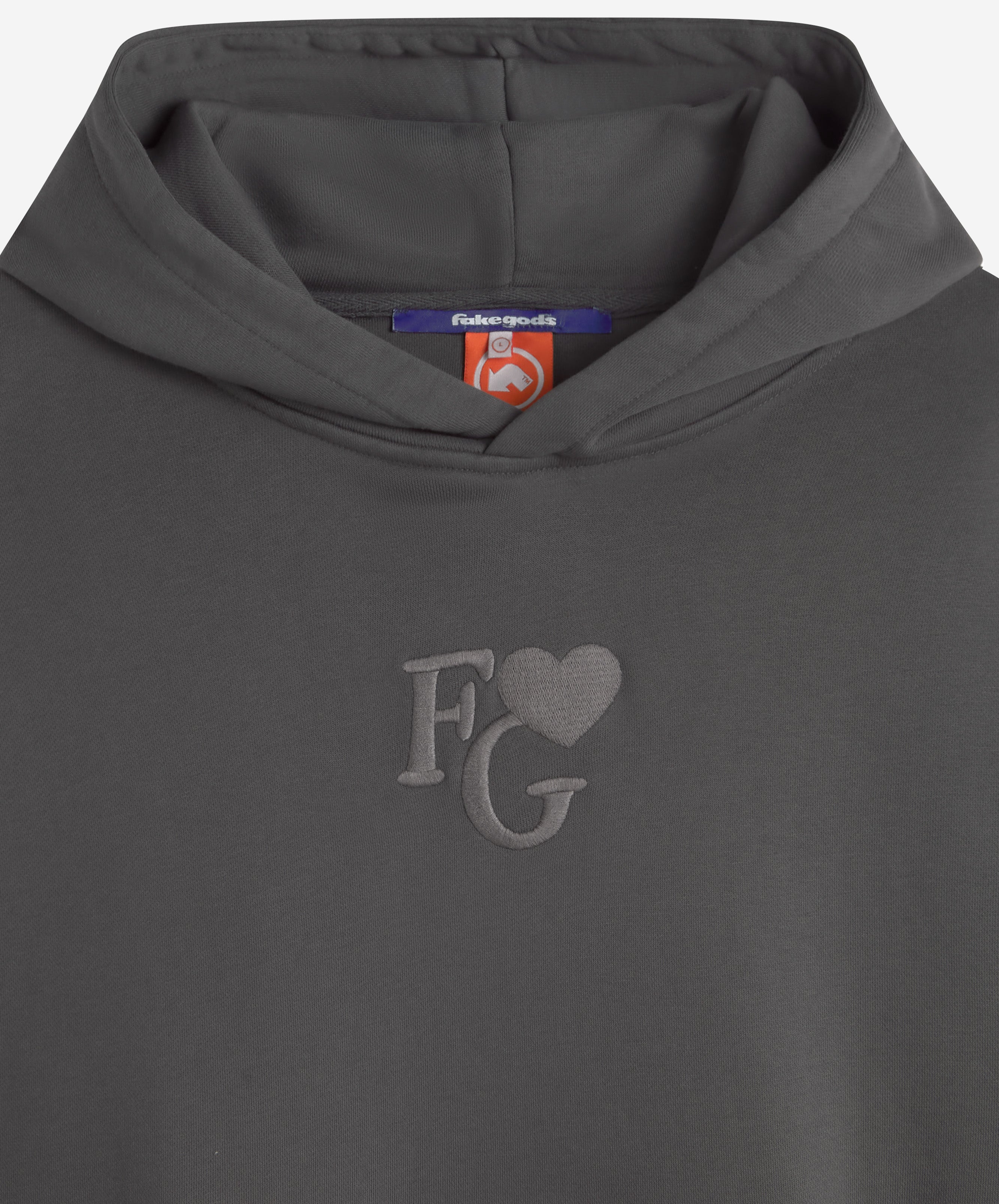 Valentine'S Hoodie Dark Grey