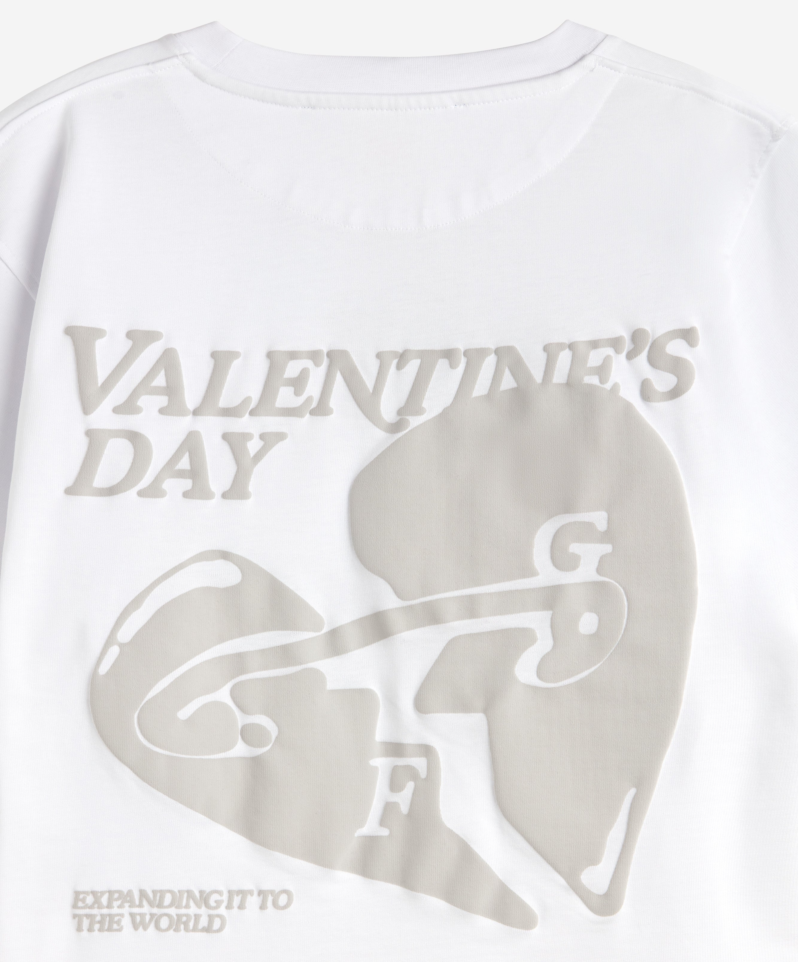 Valentine'S Tee Monochrome White