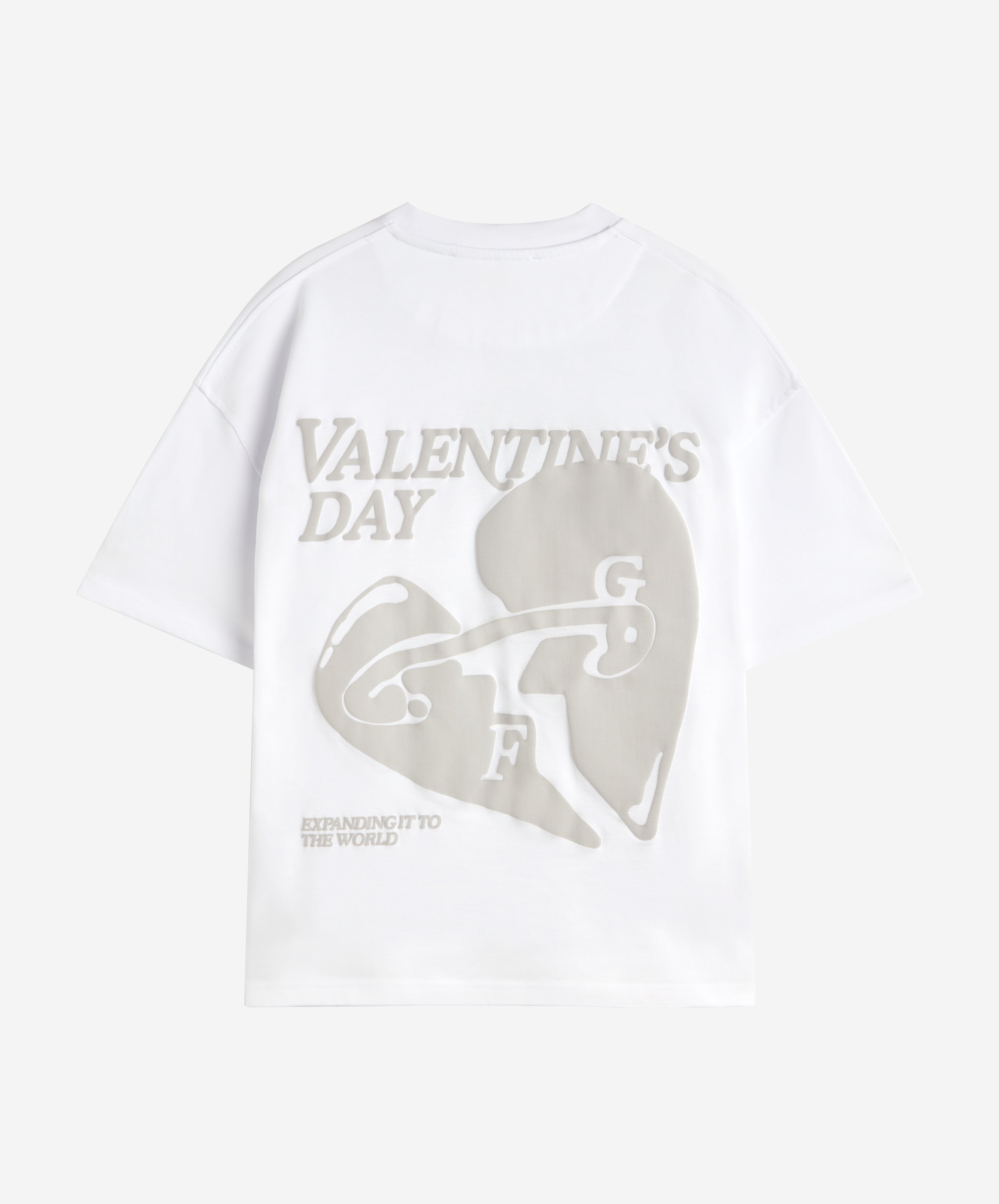 Valentine'S Tee Monochrome White
