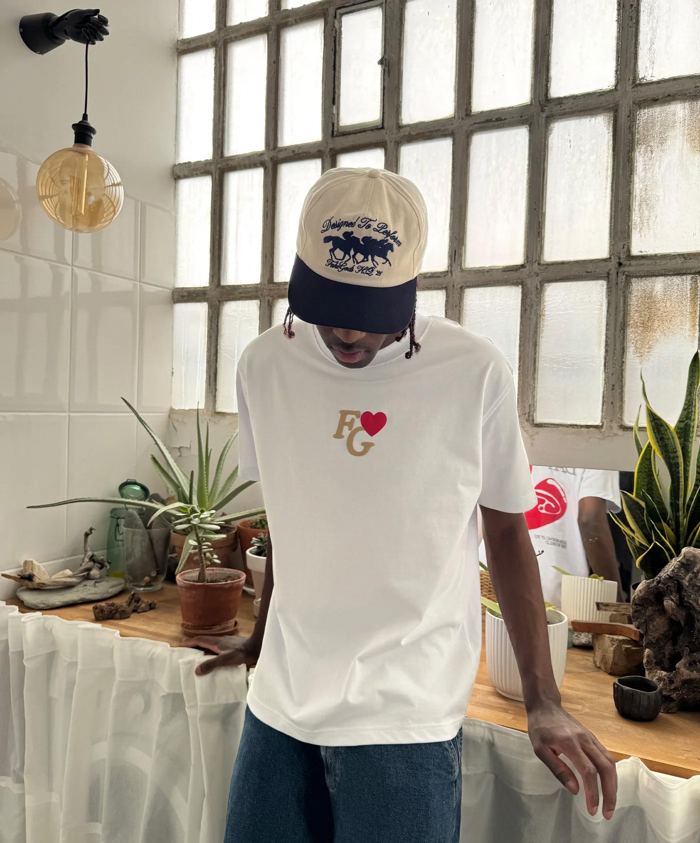 Valentine'S Tee White-Red
