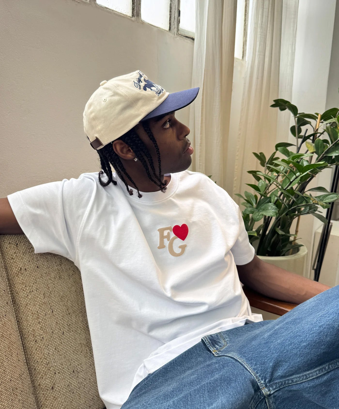 Valentine'S Tee White-Red