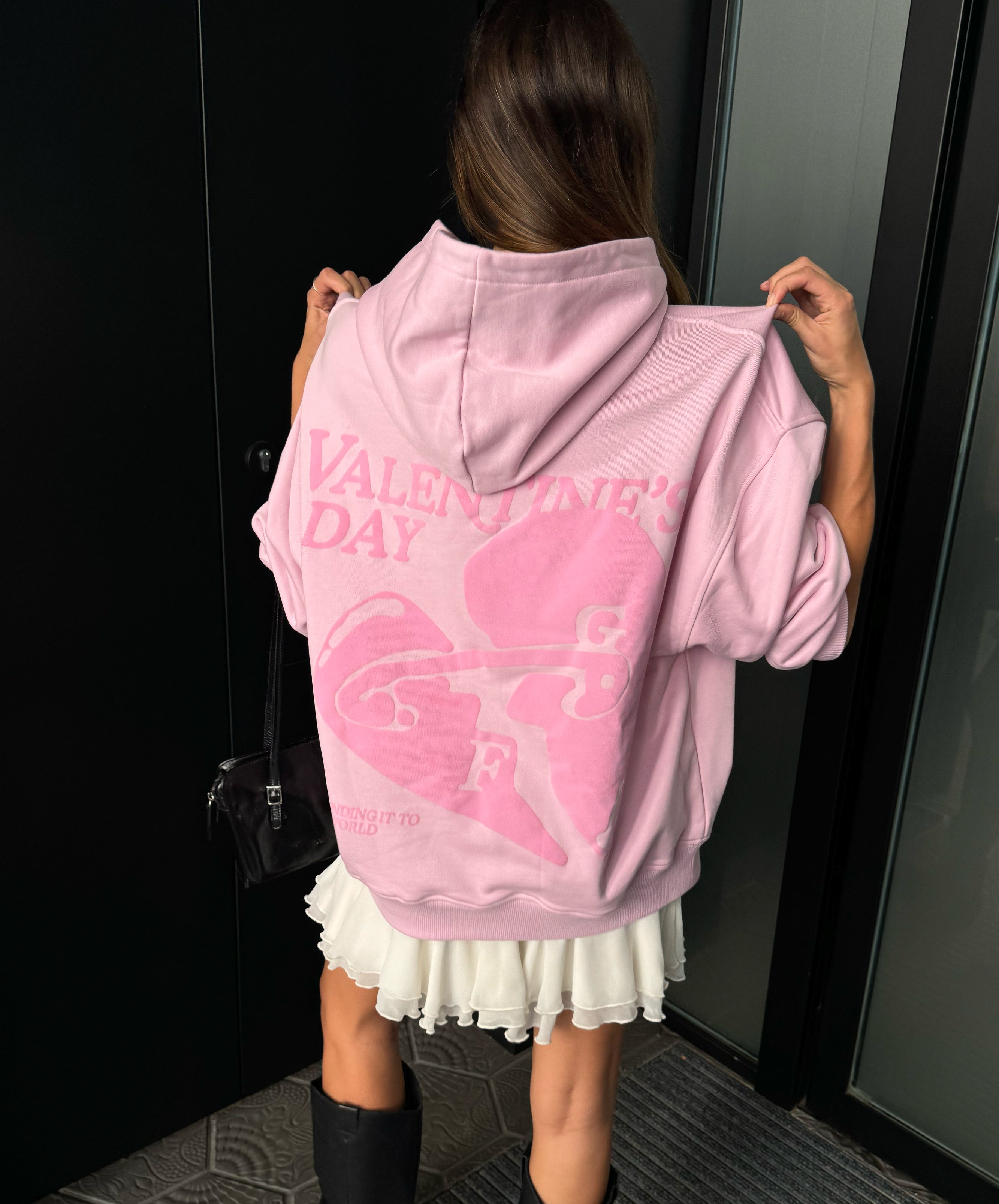 Valentine'S Hoodie Rose