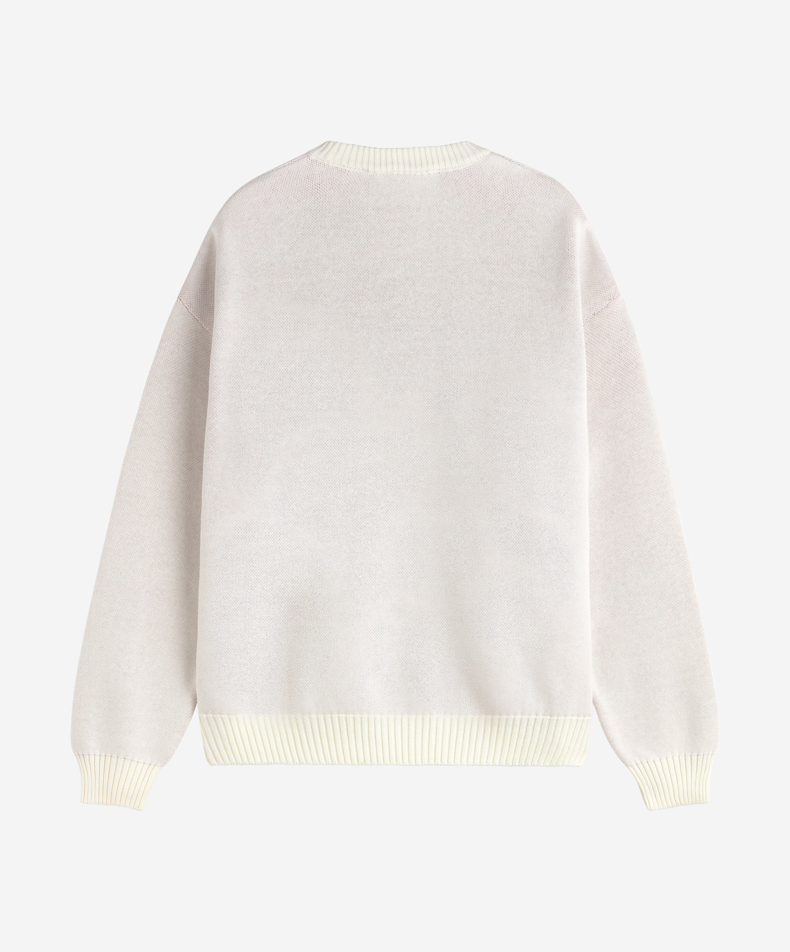 Valentine'S Knitted Sweater Cream