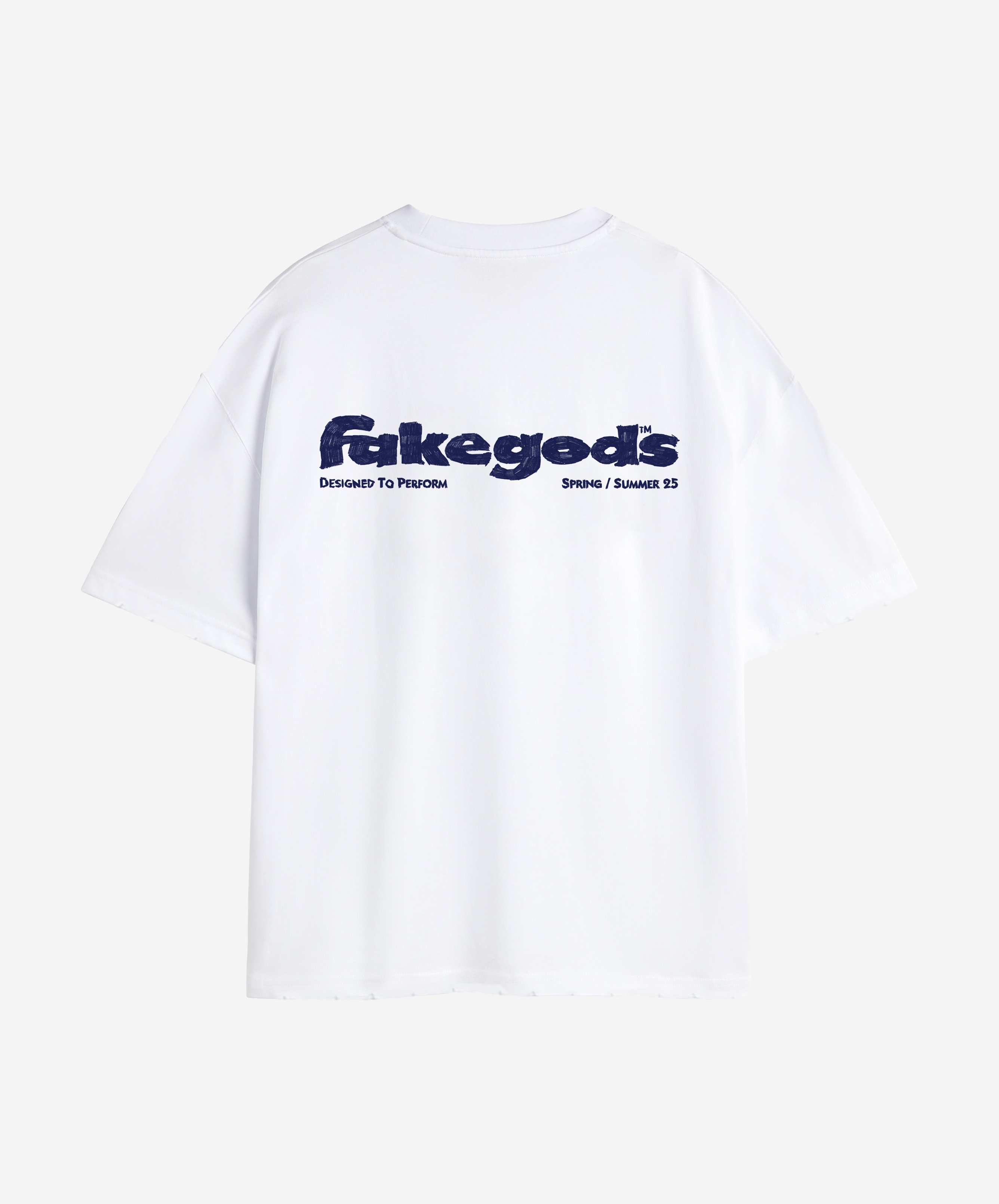 Dropper Boxy Tee White