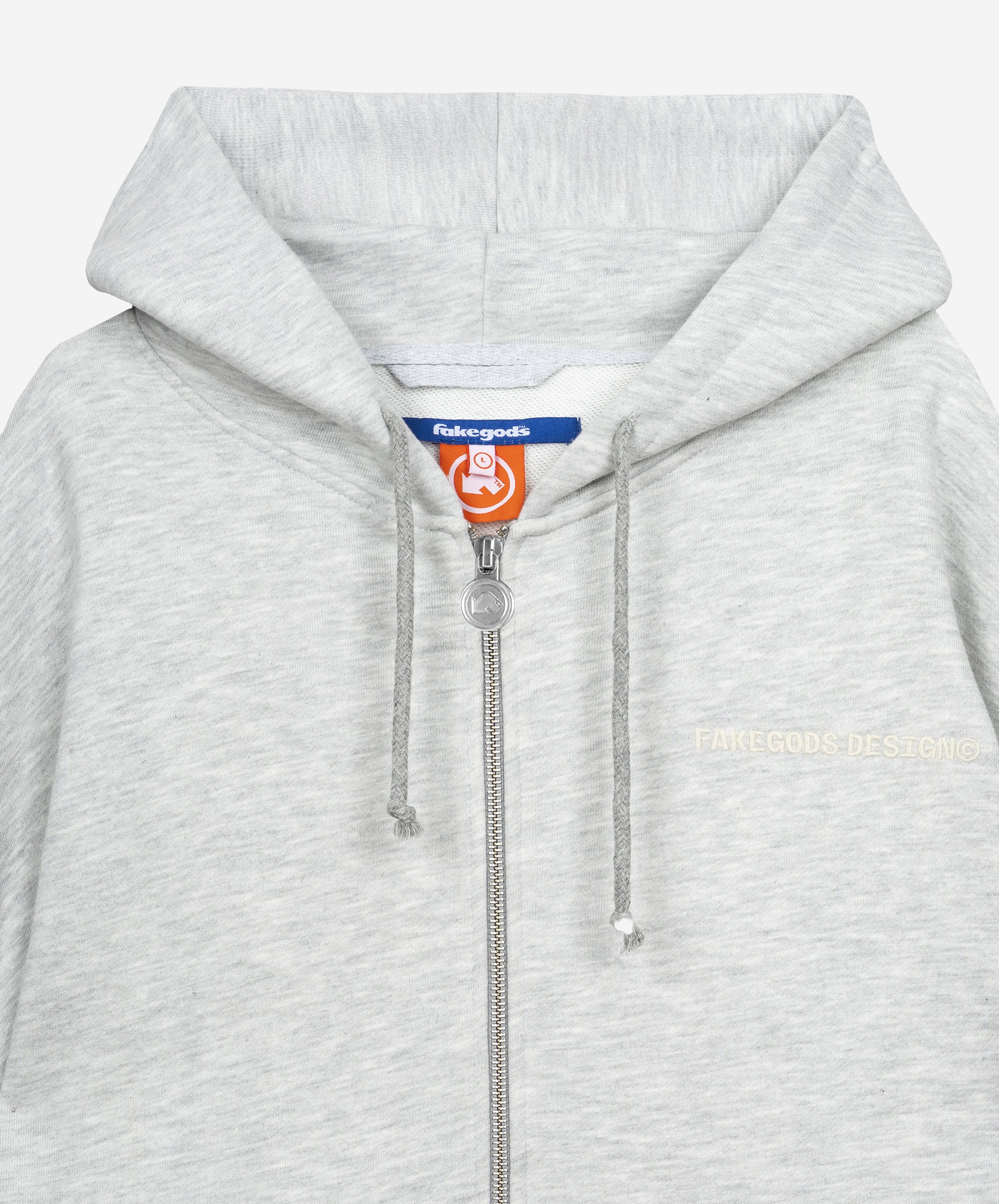 Fg Design Zipper Grey Melange