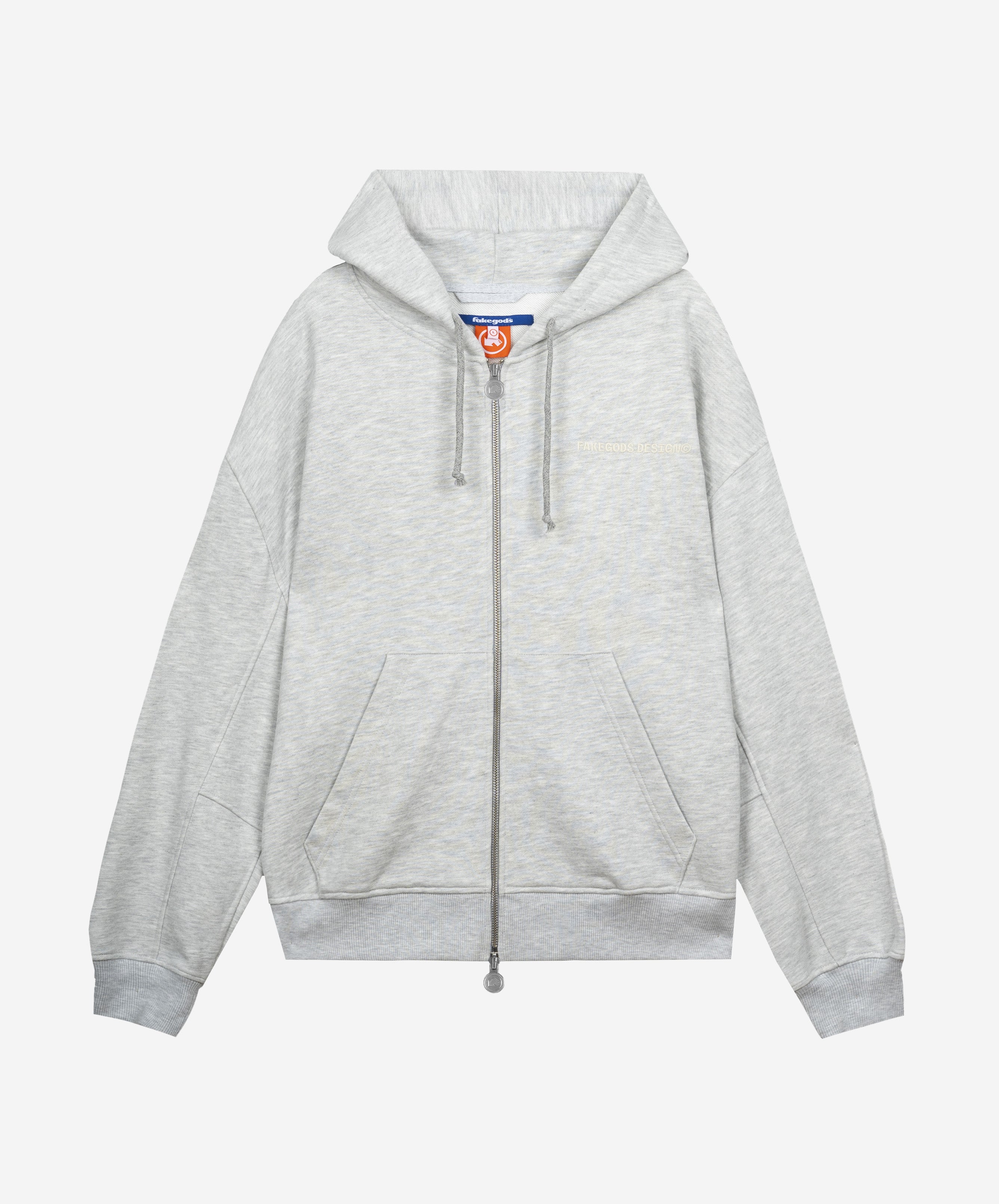 Fg Design Zipper Grey Melange