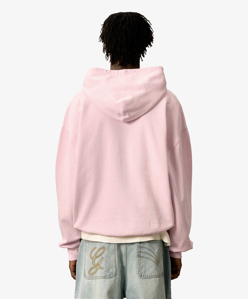 Star Washed Hoodie Rose