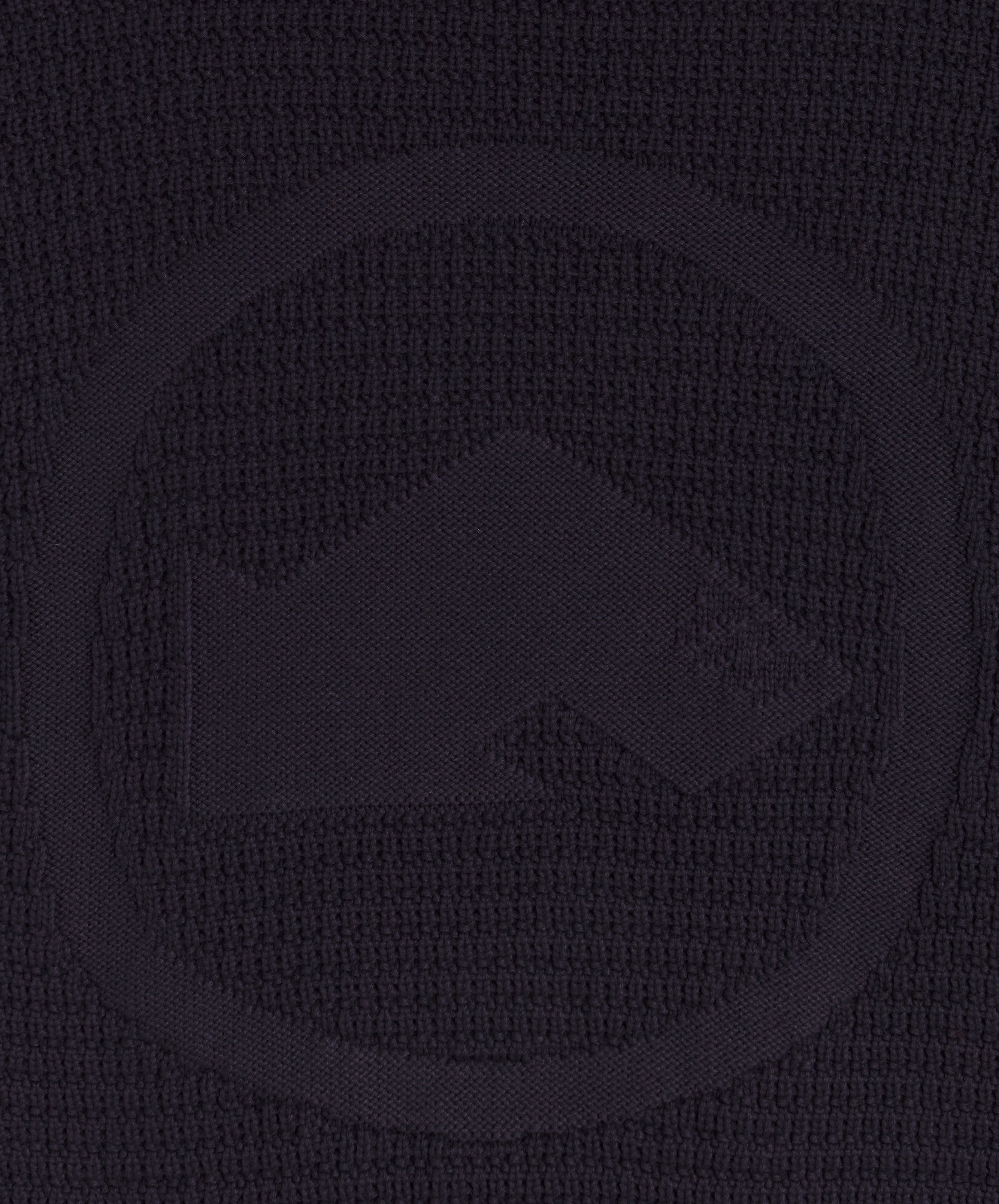 Checkpoint Knitted Sweater Navy