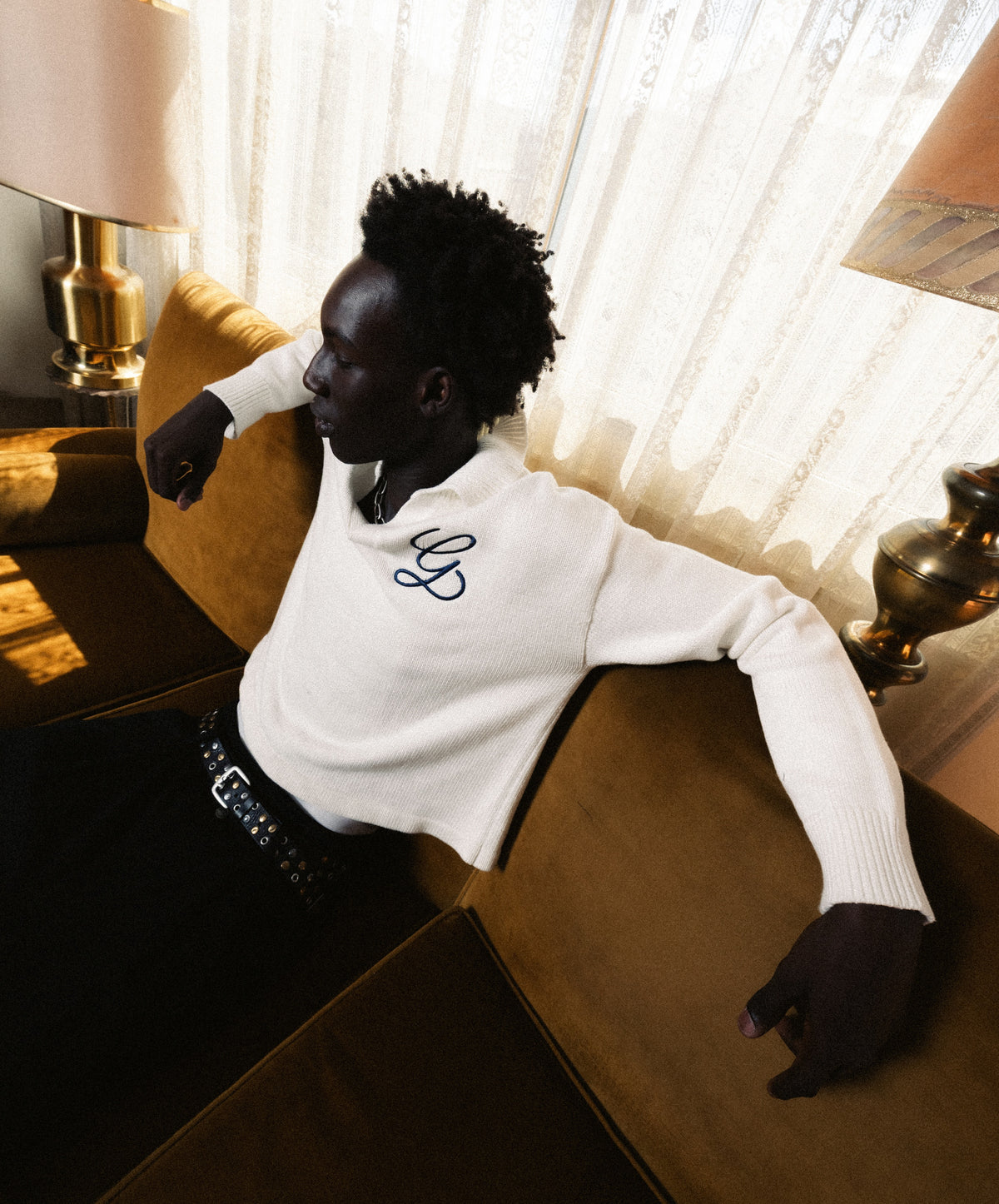Gods.Co Knitted Polo White