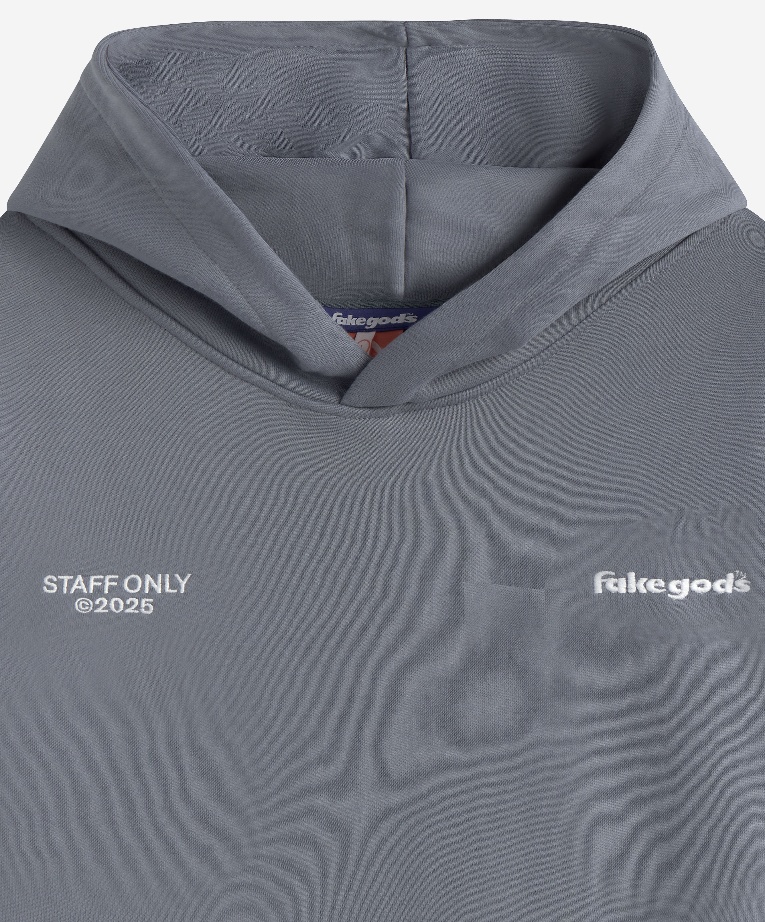 Staff Hoodie Blue Grey