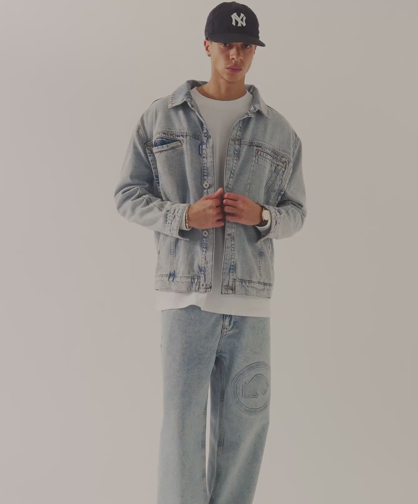 Tm Denim Jacket Light Blue