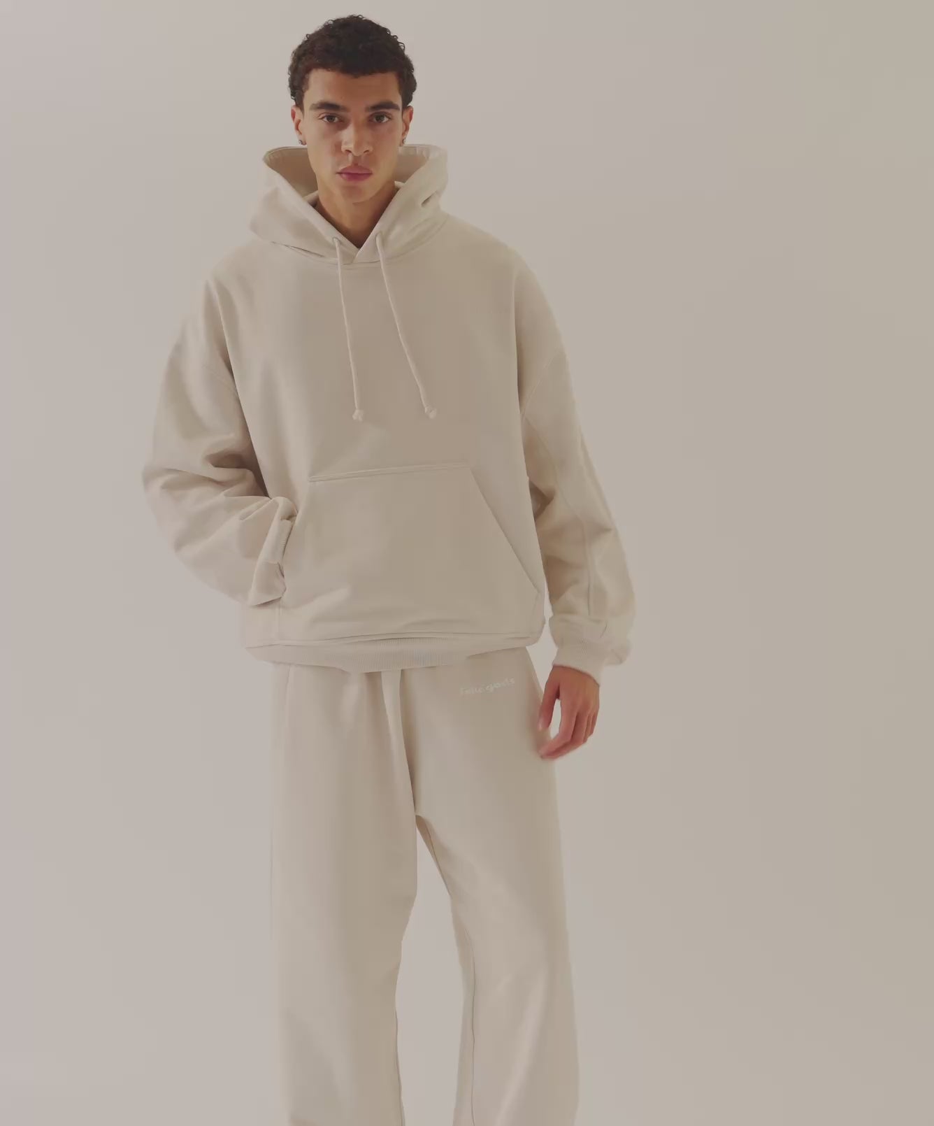 New Identity Hoodie Cream