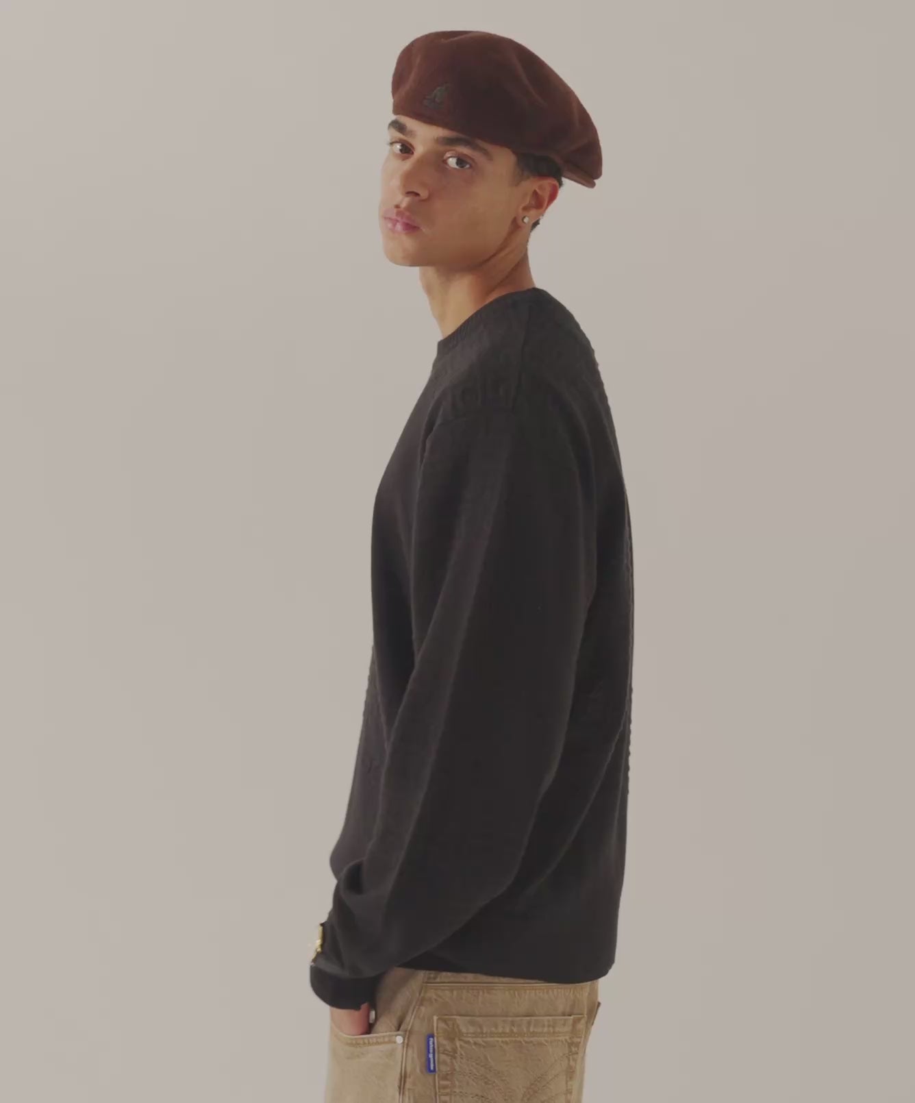 Pathway Knitted Sweater Black